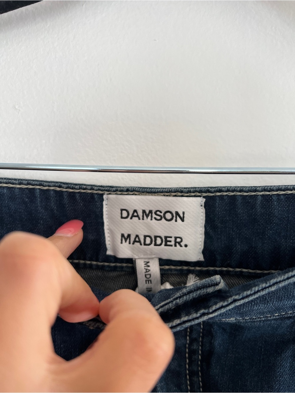 Damson Madder Erika Wide Leg Jeans Dark Wash Size 6 NWT - Picture 7 of 9